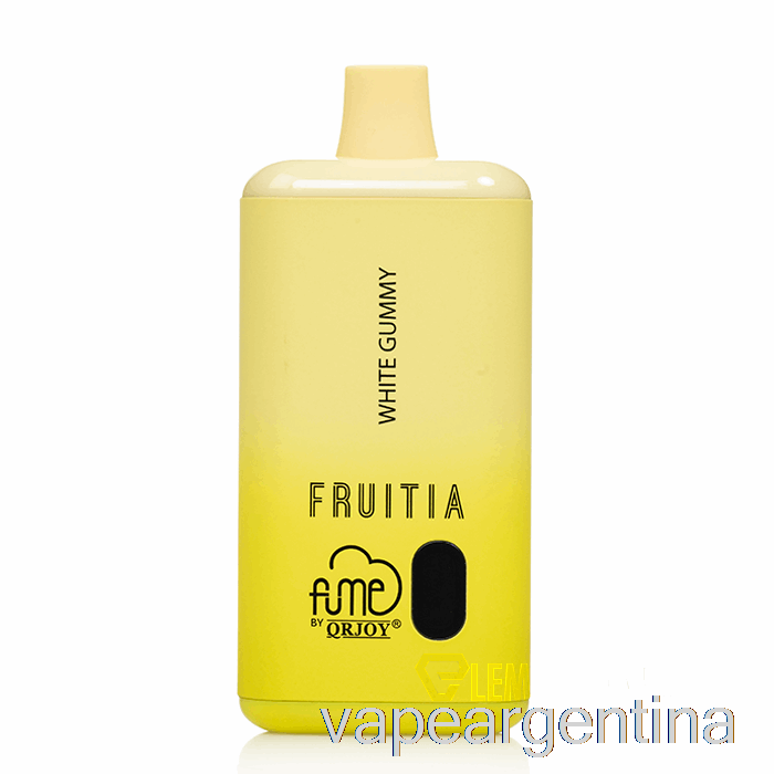 Fruitia X Fume 8000 Vape Gomoso Blanco Desechable Argentina